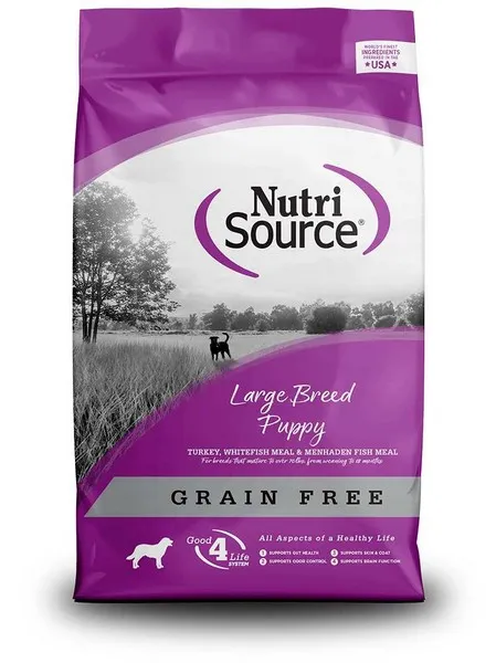 5 Lb Nutrisource Grain Free Large Breed Puppy Food - Dog/Cat Supplements